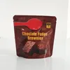 Sacos de embalagem de brownies infundidos 600mg bolo vazio mastigável funfetti fudge lanche de chocolate mordidas bolsa de veludo vermelho Faafm Tajga