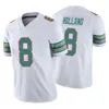 Criança Mulheres Futebol 28 Devon Achane Jerseys Kid 0 Braxton Berrios 51 David Long Jr 8 Jevon Holland 2 Bradley Chubb 21 Deshon Elliott 31 Raheem Mostert Nome personalizado