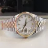 36 mm średniej wielkości zegarki męskie panie oglądają kobietę BP Wimbledon Mother of Pearl Automatic 2813 Bransoletka Jubilee Mężczyźni Sapphir288s