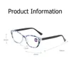 サングラス高解像度の読書アイウェアファッションプリント高齢の反射性高視線のためのアンチブルーライト長老眼鏡メガネ