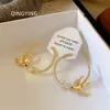 New designed Fashion luxurious Bird Swallow ear stud hoops women earrings micro inlaid diamonds Spring Summer jewelry A023