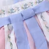 Disfraces de gato 2023 hermoso con cinta transpirable bordado perro princesa vestido antiguo cachorro falda delgada mascota ropa hanfu