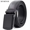 Belts MUSENGE Designer Men Business Genuine Leather High Quality Automatic Metal Buckle Belt Luxury Strap Brand Male Waistband