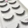 5 Pairs Transparent 3D Mink Eyelashes Natural Clear False Eye Lashes Soft Invisible Eyelash Wispy Makeup Faux Cils H13 X08 231227