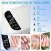 Lámpara de uñas de 300W para máquina con almohada manual Lámpara LED LED profesional Gel de uñas Policio de uñas Manicura de secado de alta potencia 2312227