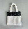 Sublimación bolsas de halloween espacios en blanco Decoración poliéster Bolsa de dulces bolsa de asas de poliéster color naranja y negro df338