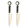 Stud Punk Fashion Knife Earring Cool Hip Hop Acrylic Long Earrings Shape Geometric Ear Studs249N