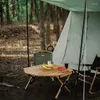 Kampmeubilair Draagbare opvouwbare houten tafel Camping Picknick BBQ Loempia Outdoor Indoor Universele opvouwbare barbecue