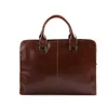 Briefcases 2023 Men's Shoulder Messenger Bag Men Business Briefcase For Laptop Computer Man's Handbag Briefase Male Bags