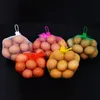 Egg Hatching Bags Strong Stretchable Plastic Mesh Bag Reusable for Vegetables Fruits Toys Wholesale LX6308