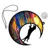 Decoratieve beeldjes schattige hond hanger glas-in-lood Suncatcher medaillon raam hangend ornament versieren