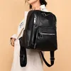 Schultaschen Elegante Bagpack Frauen Leder Rucksack Hohe Qualität Weibliche Umhängetasche Lässige Geldbörse Für Teenager Mädchen 2024