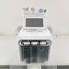Máquina de limpieza profunda por chorro de oxígeno, dispositivo de cuidado facial, estiramiento Rf, máquina Facial Aqua