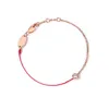 B01-001E Red Nici Redline Bracelets Women Plum Flower Black Rope Banles na prezent świąteczny F1201237H