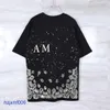 5NB8 T-shirts masculins Designers pour hommes T-shirts Fashion Man Shirt Starry Sky Lettre de qualité supérieure Femmes Tees