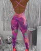 Active Pants Women Tracksuit Rosy Yoga Zestaw kombinezonu One Piece treningowy długi rękaw Elastyczna sportowa odzież ciasna siłownia Push Up Fitness Bodysuit 2024