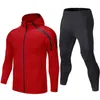 Högkvalitativa män S Sport Suits Winter Running Set Clothes Sports Joggers Training Football Fitness Tracks Workout 231227