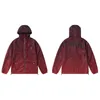 Herfst- en winter -Amerikaanse Trapstar -brief geborduurde windbreaker Rush Coat Mens en dames casual jassen jas trendy