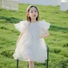 Girl Dresses Bambe Abiti spagnoli Abito da ballo retro Principessa Pearl Wood Edge Design Birthday Party Pasqua Eid Girls Lolita A2625