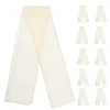 Chair Covers 25 Pcs Back Yarn Party Decorations Organza For Banquet Wedding Sashes Decors Ribbon