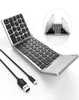 Foldbar Bluetooth -tangentbord Dual Mode USB Wired Bluetooth -tangentbord med pekplatta laddningsbart för Android iOS Windows -surfplatta SM29705663