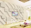 Custom wallpaper 3D threedimensional Nordic minimalist 3D geometry TV couch background wall living room bedroom mural 3d wallpape6411370