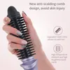 Lisseurs 2 en 1 brosse à Air chaud peigne à cheveux Mini brosse électrique volumateur 2 en 1 Salon lisseur cheveux bigoudi Portable Curling Styler