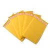 100 pcs yellow bubble Mailers bags Gold kraft paper envelope bag proof new express packaging Bxqhi Orhuj