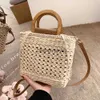 Paglie di borse a tracolla per donne 2023 Summer Weven Rattan Bag Er Beach Boemia Tote Designer Luxury Borse PurseblieBerberryEyes