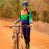 XAMA Ciclismo Wear Primavera Outono Calças de Manga Longa Feminina Terno de Triatlo Lycra 20D Gel 231227