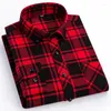 Camisas casuales para hombres Llegada Hombres Manga larga Moda Super Grande Otoño Algodón Plaid Juventud Regular Fit Compras Daliy Camisa 8XL 7XL