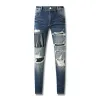 jeans viola per donna designer jeans jeans antiaging slim fit jeans casual buca leggero maschi grigio scuro pantaloni in denim in denim stretto adere