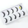 Mink Eyelashes Partihandel 10/50/100 lådor Fluffiga 3D Mink Lashes Makeup Naturlig långvolym Falsk ögonfransar Bulk Faux Cils Custom 231227