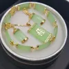 Jade vert collier colgante naturel pendiente pulsera conjunto247S