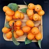 Party Decoration Simulation Loquat Artificial Fake Fruit Model For Home Kitchens Cabinet Pography Props