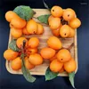 Party Decoration Simulation Loquat Artificial Fake Fruit Model for Home Kitchens Cabinet Pography Props