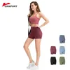 Shorts actifs Vêtements de sport pour femmes Yoga Pantalons courts sans couture Collants taille élastique Leggings de danse Push Up Capris Bodybuilding Underpant