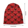 Berets Classic Animal Pattern Beanie Cap Winter Warm Bonnet Homme Knitting Hats Cool Outdoor Ski Skullies Beanies Caps Adult