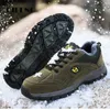 49 Winter Lager Größe Outdoor Männer Leder Casual Schuhe Frauen Warme Pelz Turnschuhe Schnüren Erwachsene Schuhe Plüsch Frühling Sommer Gehen 231227