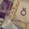 Borse per la spesa Borsa per bomboniere di benvenuto per matrimonio personalizzata Anello con diamanti glitterati Addio al nubilato Postumi di una sbornia Kit di recupero regalo con coulisse per addio al nubilato