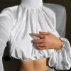 2024女性デザイナーTシャツ春秋サイバーY2K TEEシャツGOTH AESTHETIC CROP TOPS WOMEN 2024ファッション服ゴシックアクセサリーデザイナー服