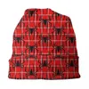 Berets clássico padrão animal gorro inverno quente bonnet homme tricô chapéus legal ao ar livre esqui crânios beanies bonés adulto