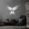 3D -Tiere LED Wall Light Night Owl Leuchten stecken in die Bald Eagle Lion Lampe für die Treppenflurküche 231227