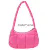 Bolsos de hombro bacinas de damas acolchadas moda moda invierno sólido color sólido