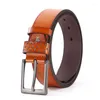 أحزمة أزياء Office 365 حزام مشبك دبوس الأعمال للرجال مصمم الرجال غير الرسميين PU Leather