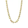 100 % Edelstahl Heavy Duty Kette Halskette für Frauen Gold Silber Farbe Metall klobige Kette Halsband Halsketten287p