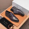 Designer Berluti klänningskor läder sneaker herrskor Berluti Bruti Mens High End Quality Cow Shoes Business Dress Leather Shoes Casual Step On Lazy Wkjo KB0G