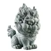 Creative Kirin Stone Lion Town House Ornament Tea Room Desktop Decoration Boutique Tea Pet Ornament 231226