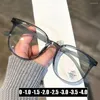 Sonnenbrille Anti Blaues Licht Damen Herren Minus Brille Luxuriöse verschreibungspflichtige Myopiebrille Mode Nahsichtbrille mit Dioptrien