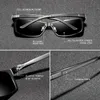 Kingseven 2023 Męskie okulary przeciwsłoneczne aluminium magnezowe spolaryzowane lustro jazdy na okulary dla menwomen UV400 Ochrona 231226